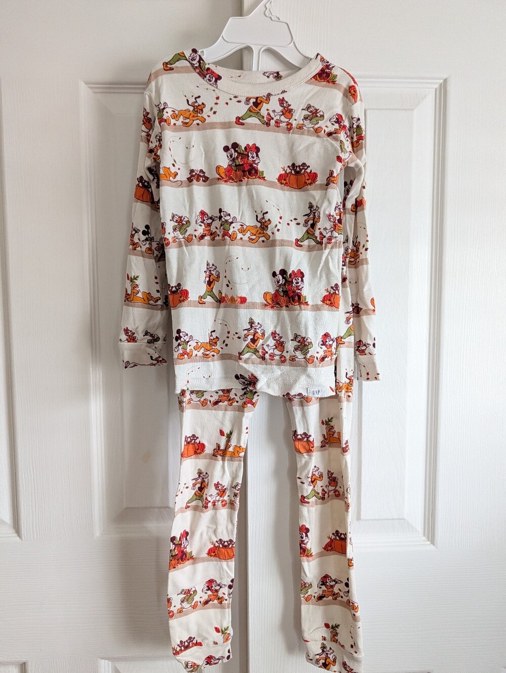 EUC 5Y Gap × Disney Baby & Toddler Organic Brushed Cotton Fall Thanksgiving PJs - Picture 2 of 5